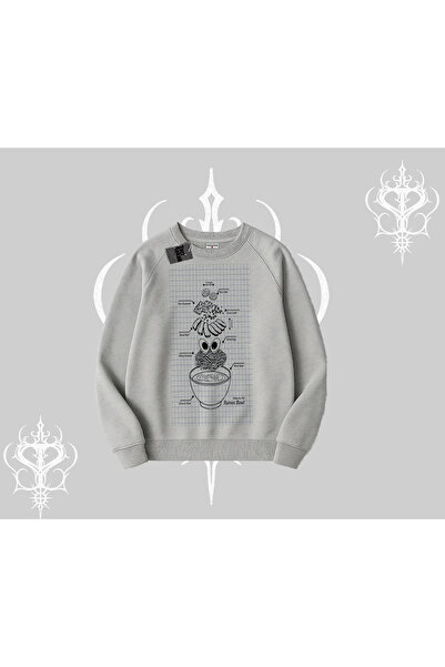 Tarzsokak مفهوم مرسوم يدويًا لنظرية النودلز من بيسكيت سويت شيرت