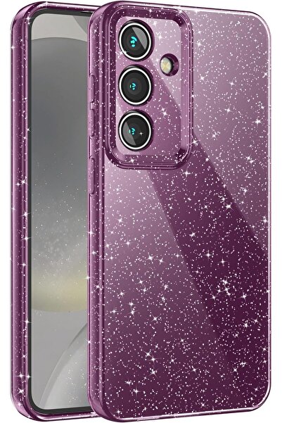 emybox Samsung Galaxy A34 Simli Renkli Yumuşak Silikon Slim Telefon Kılıfı