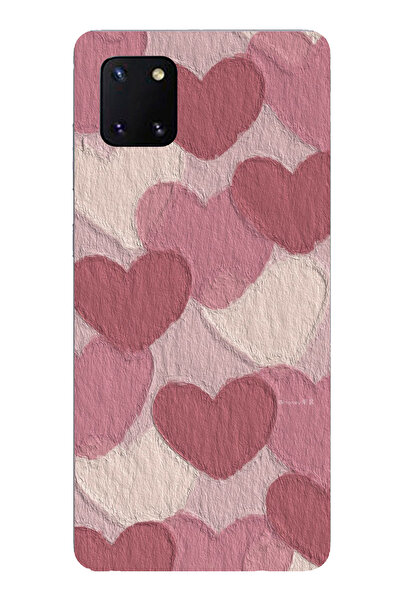 TechTree حافظة سيليكون متوافقة مع هاتف سامسونج جالاكسي نوت 10 لايت، لون باستي...