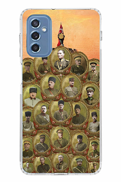 TechTree حافظة سيليكون متوافقة مع هاتف سامسونج جالاكسي M52 من أتاتورك وقادة ا...