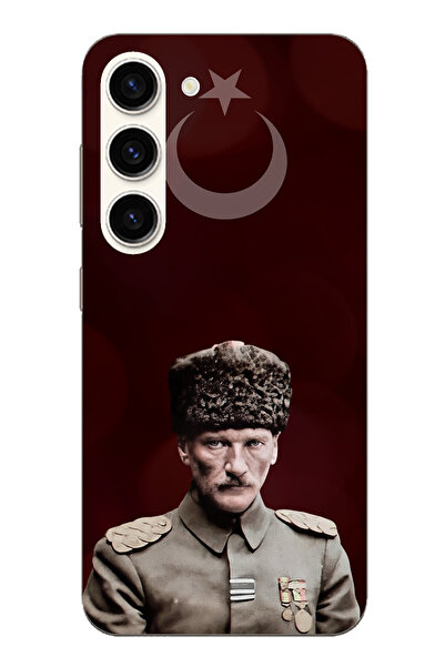 TechTree حافظة سيليكون متوافقة مع هاتف سامسونج جالاكسي S23 على شكل نجمة وهلال...