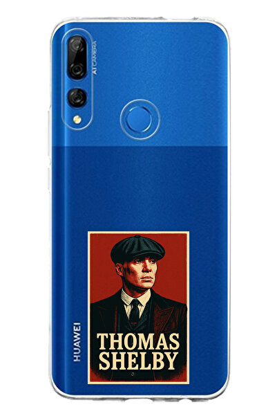 TechTree حافظة سيليكون متوافقة مع هاتف Honor 9X من Thomas Shelby Banner مطبوع