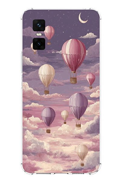 TechTree Infinix Gt 30 Pro Compatible Purple Sky and Flying Balloon Printed S...