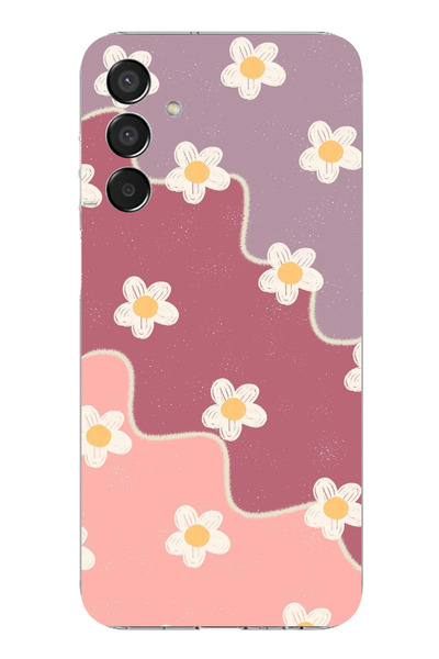 TechTree حافظة سيليكون متوافقة مع هاتف سامسونج جالاكسي M15 بلون الورد المجفف ...