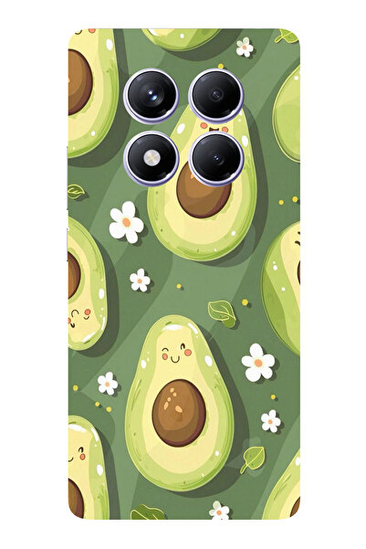 TechTree حافظة سيليكون متوافقة مع هاتف Redmi Note 14 PRO PLUS باللون الأخضر ا...