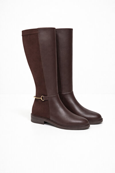 Giydim Gidiyor Коричневі чоботи Royalop