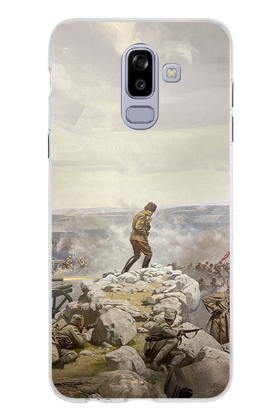 TechTree حافظة سيليكون متوافقة مع هاتف سامسونج جالاكسي J8-A6 بلس من Cephede C...