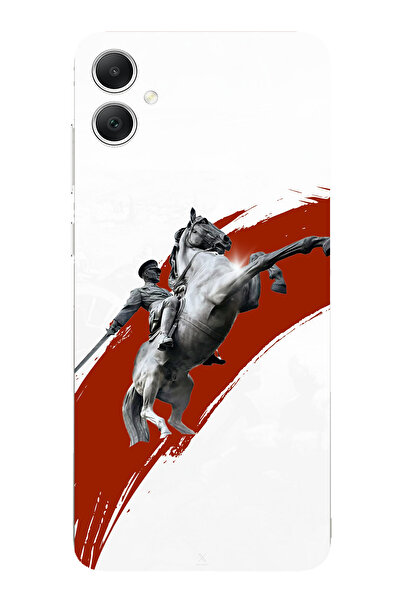 TechTree جراب سيليكون متوافق مع هاتف سامسونج جالاكسي A05 بتصميم حصان منتفخ وت...