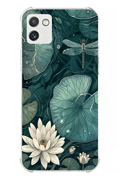 TechTree حافظة سيليكون متوافقة مع هاتف سامسونج جالاكسي A03 باللون الأخضر على ...