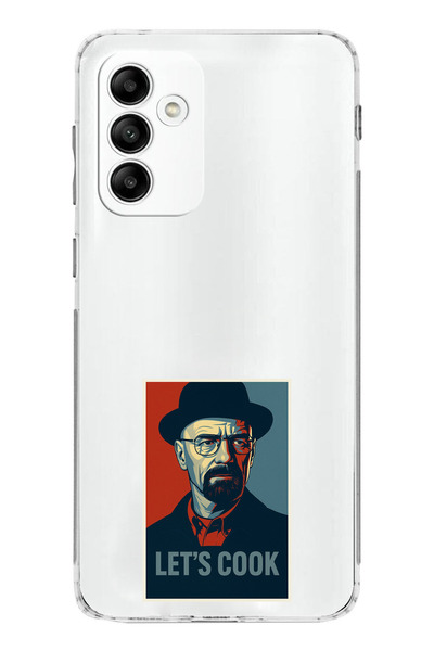 TechTree حافظة سيليكون متوافقة مع هاتف سامسونج جالاكسي A05s من Lets Cook مطبوع