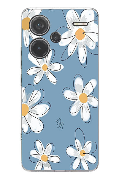 TechTree حافظة سيليكون متوافقة مع هاتف Redmi Note 13 PRO PLUS باللون الأزرق د...