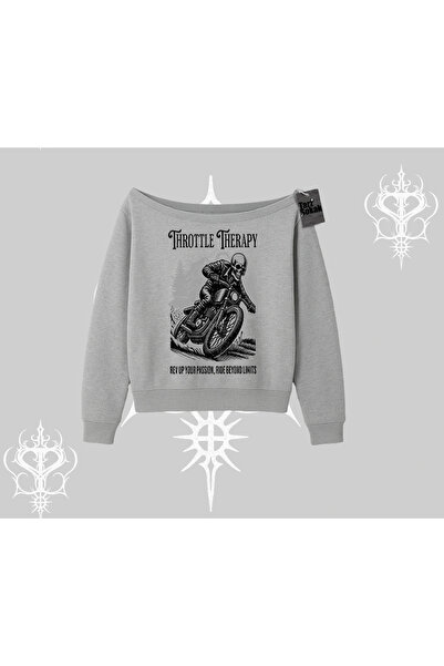 Tarzsokak Φούτερ με λαιμόκοψη καγιάκ, Θεραπεία Γκαζιού, Χωρίς Φρένα, Απλά Ελε...