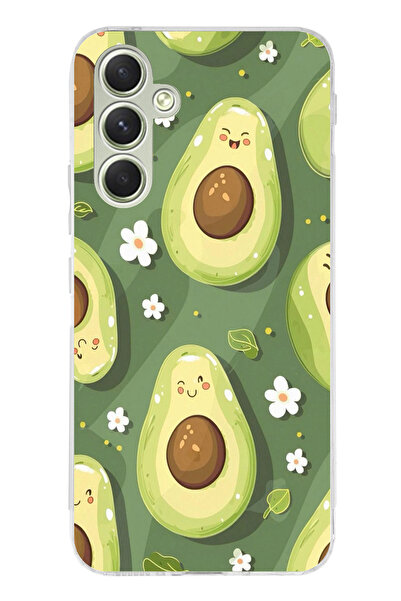 TechTree حافظة سيليكون متوافقة مع هاتف سامسونج جالاكسي A15 باللون الأخضر اللط...