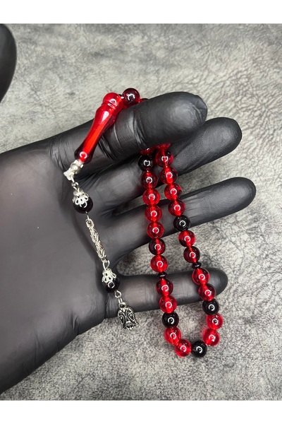 Mos Tespih Ankle-Length High-End Moire Powdered Amber Rosary
