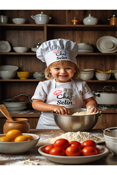 Teknik CHEF ÖNLÜK ŞAPKA SETİ KİŞİYE ÖZEL TASARIM