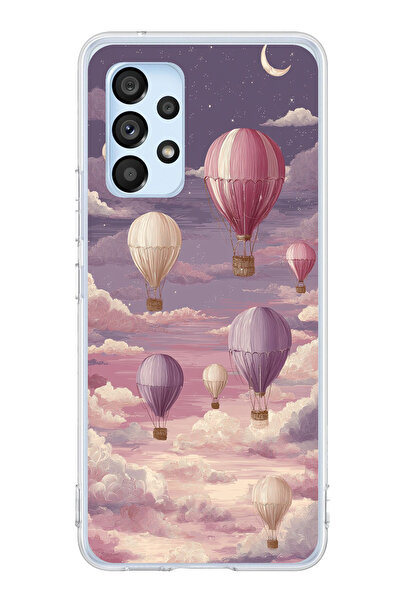 TechTree حافظة سيليكون متوافقة مع هاتف سامسونج جالاكسي A53 باللون الأرجواني ا...