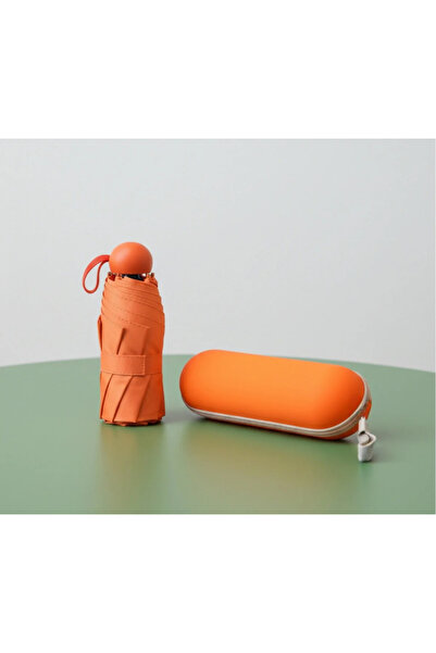 RAMTEC Turuncu Kapsül Şemsiye uv korumalı