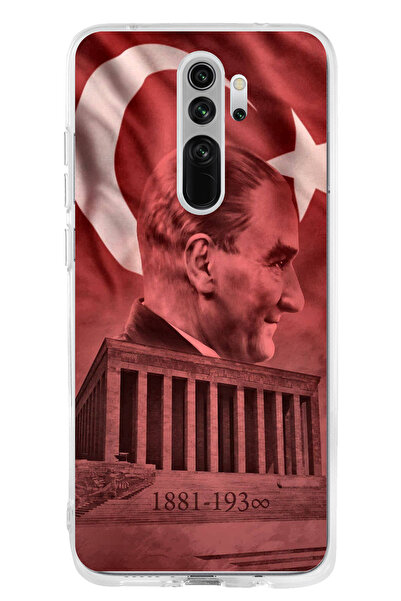 TechTree حافظة سيليكون متوافقة مع هاتف Redmi Note 8 Pro تصور صورة أتاتورك وAn...