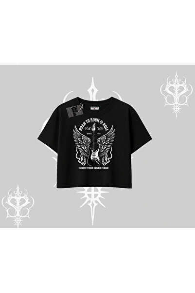 Tarzsokak Υπερμεγέθες Κοντό Μπλουζάκι  "Γεννημένος για να ροκάρει " - Κληρονο...