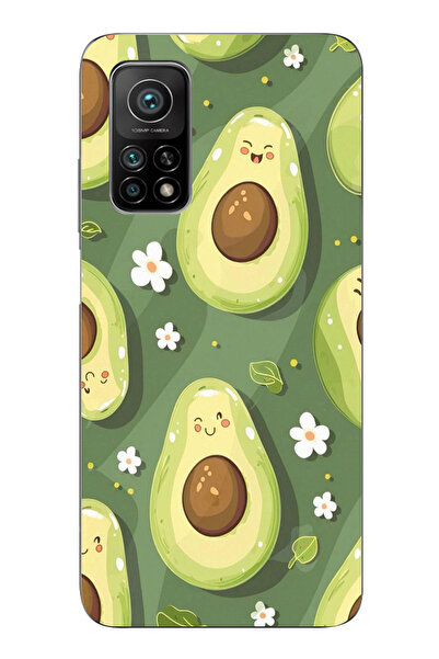 TechTree حافظة سيليكون متوافقة مع هاتف Xiaomi Mi 10T-10T PRO ذات خلفية خضراء ...