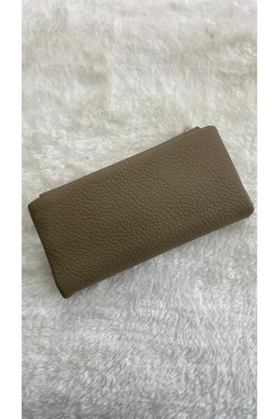 BLACK Large Size Convenient Women's Wallet with Soft Textured Wristlet