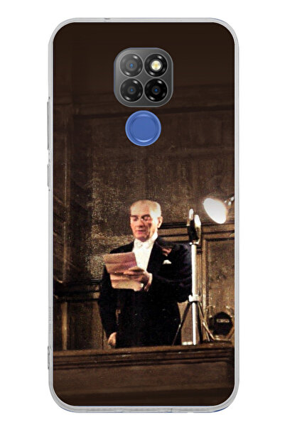 TechTree حافظة من السيليكون متوافقة مع جهاز General Mobile GM 20 من أتاتورك First Assembly Speech B مطبوع