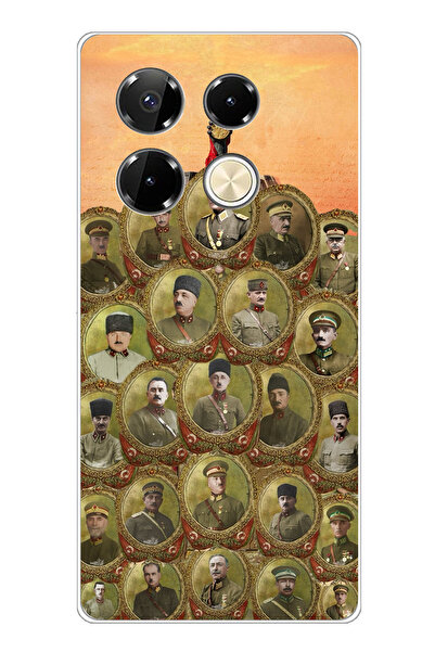 TechTree حافظة سيليكون متوافقة مع هاتف Infinix Note 40 PRO تتوافق مع أتاتورك ...