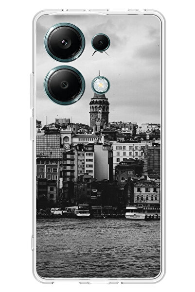 TechTree حافظة سيليكون مطبوع متوافقة مع هاتف Redmi Note 13 PRO 4G مع إطلالة ع...