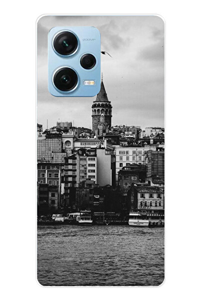 TechTree حافظة سيليكون مطبوع متوافقة مع هاتف Redmi Note 12 PRO 5G مع إطلالة ع...