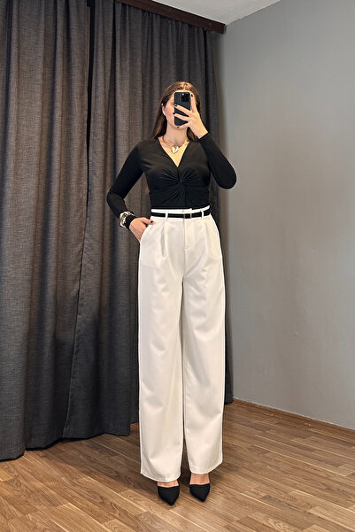 Sorridi High Waist Premium Fabric Palazzo Pants
