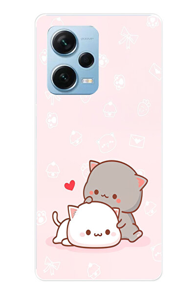 TechTree حافظة سيليكون متوافقة مع هاتف Redmi Note 12 PRO 5G، لطيفة وريموتية مطبوع