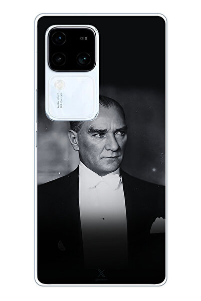 TechTree أناقة ورقيمة متوافقة مع هاتف Vivo V30: حافظة سيليكون مطبوع مع تصميم ...