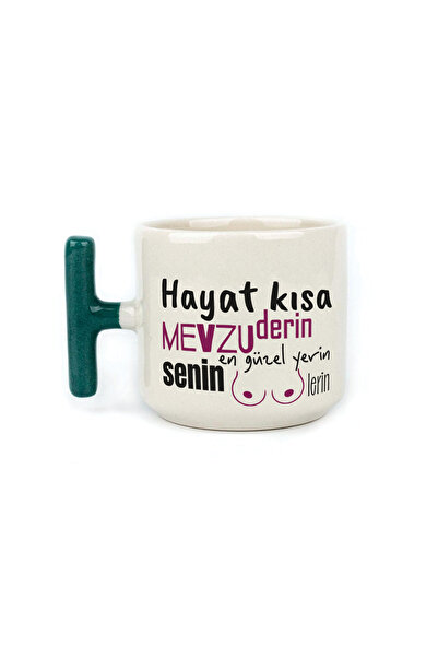 Kırtasiye Ofisi أفضل مكان لك هو ميميرز، هدية مضحكة على شكل كوب أخضر اللون، كو...