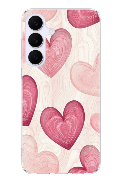 TechTree حافظة سيليكون متوافقة مع هاتف سامسونج جالاكسي S25 FE باللون الوردي ا...