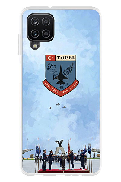 TechTree حافظة سيليكون متوافقة مع سامسونج جالاكسي A22-M22-M32 من القوات الجوي...