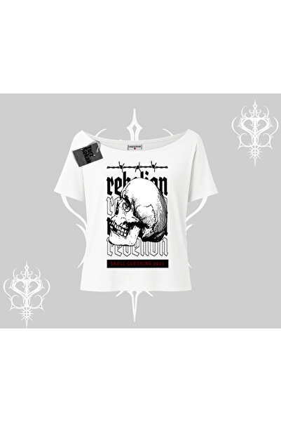 Tarzsokak Μπλουζάκι με λαιμόκοψη Kayak Rebellion Skull Underground Street Legacy