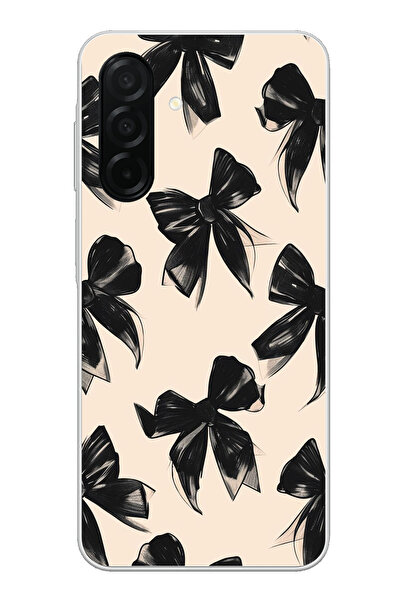 TechTree حافظة سيليكون متوافقة مع هاتف سامسونج جالاكسي A26 باللون الأسود مطبوع