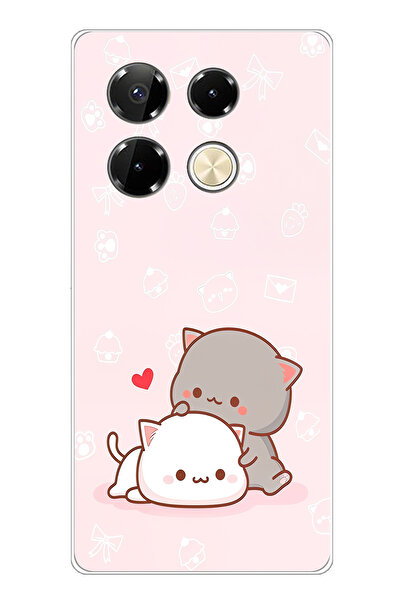 TechTree حافظة سيليكون متوافقة مع هاتف Infinix Note 40 PRO، لطيفة وريموتية، م...