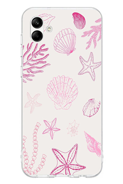 TechTree حافظة سيليكون متوافقة مع هاتف سامسونج جالاكسي A06 باللون الوردي وستا...