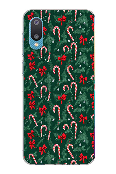 TechTree حافظة سيليكون مطبوعة على شكل شجرة الصنوبر وعصا الحلوى متوافقة مع هات...