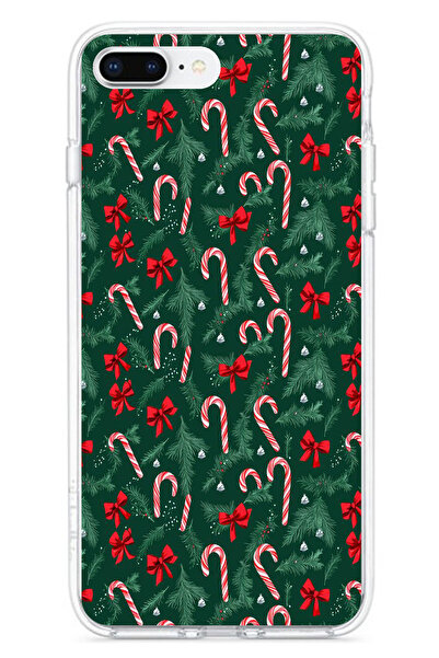 TechTree حافظة سيليكون متوافقة مع هاتف iPhone 7 PLUS-8 PLUS على شكل شجرة الصن...