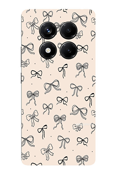 TechTree حافظة سيليكون متوافقة مع هاتف Redmi Note 14 PRO 5G باللون الأسود ونم...