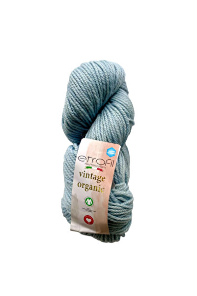 Etrofil خيط صوف عضوي 100% للحياكة اليدوية، 50 جرام، 105 متر، طبيعي نقي وناعم ...