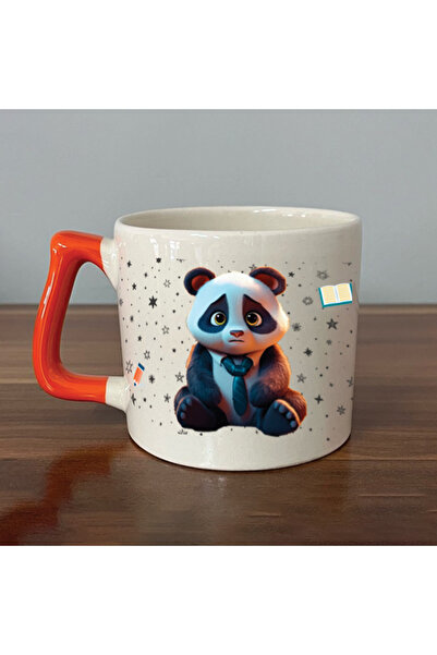 Kırtasiye Ofisi الباندا الحزينة - المهنة: معلم، كوب هدية للمهنة الرئيسية بمقب...