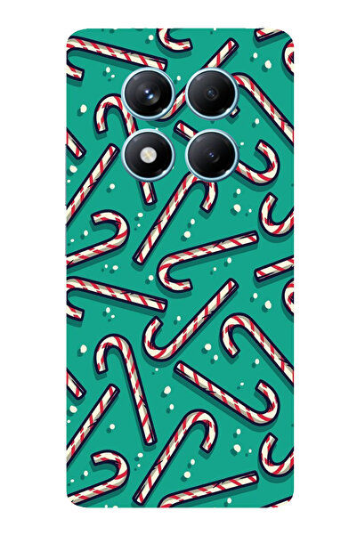 TechTree حافظة سيليكون مطبوع متوافقة مع هاتف Redmi Note 14 PRO 4G مزودة بعصا ...