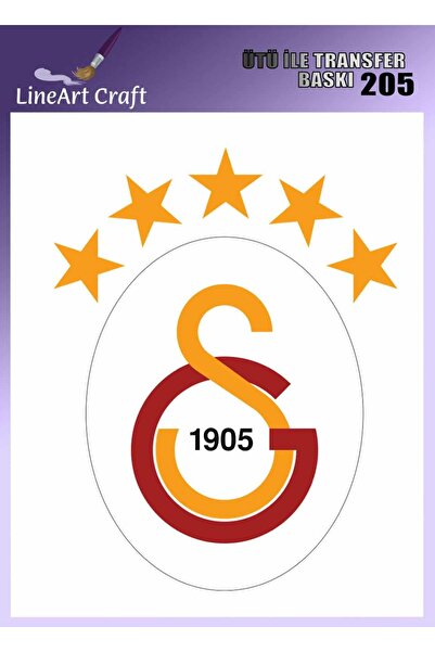 LİNEART Ütü İle Yapışan Transfer Baskı & Kumaş Transfer No:KMŞ205-18x20cm