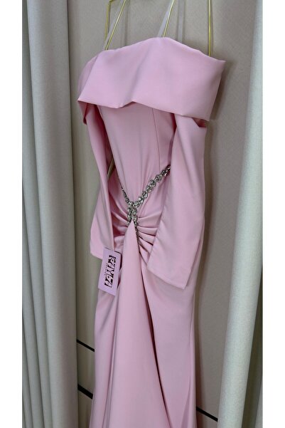 Kayla فستان باربي لون خربزي