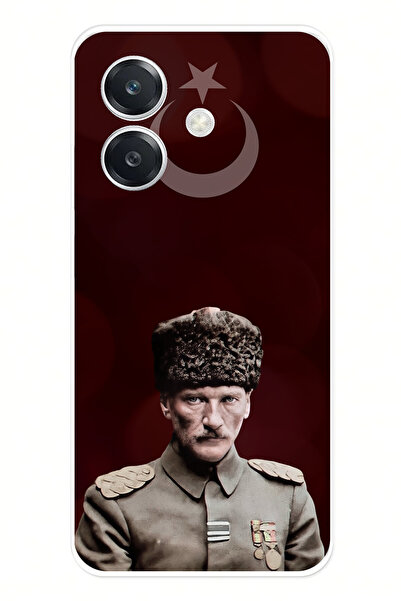 TechTree حافظة سيليكون متوافقة مع هاتف OPPO A3 Moon Star ورئيس القائد أتاتورك...