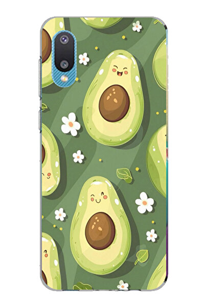 TechTree حافظة سيليكون متوافقة مع هاتف سامسونج جالاكسي A02 باللون الأخضر اللط...