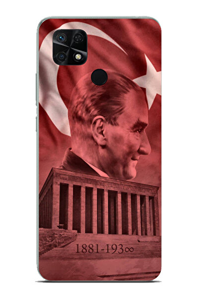 TechTree حافظة سيليكون متوافقة مع هاتف Redmi 10C - POCO C40 تحتوي على صورة أت...